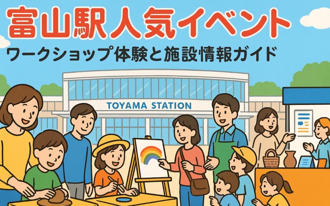 富山駅で駅ワークショップを体験できる人気イベント一覧と施設情報ガイド