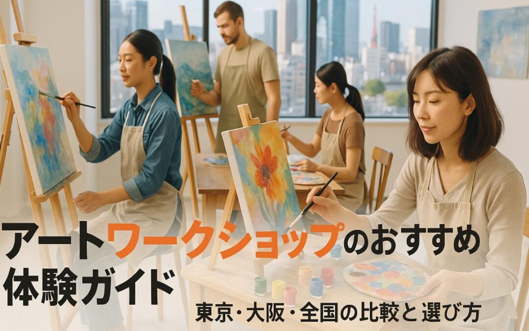 アートワークショップのおすすめ体験ガイド｜東京・大阪・全国の比較と選び方