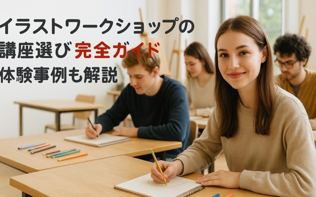 イラストワークショップの講座選び完全ガイド｜体験事例も解説